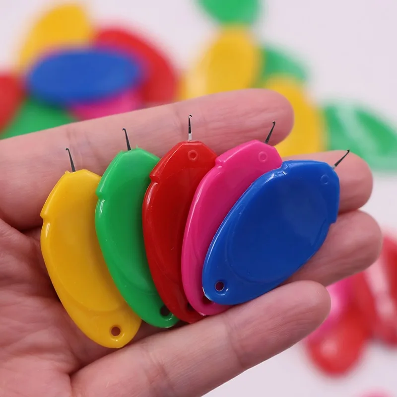 Automatic Needle Threader Portable Elderly Needle Threading Machine Plastic Wire Loop DIY Simple Needle Threader Sewing Tools