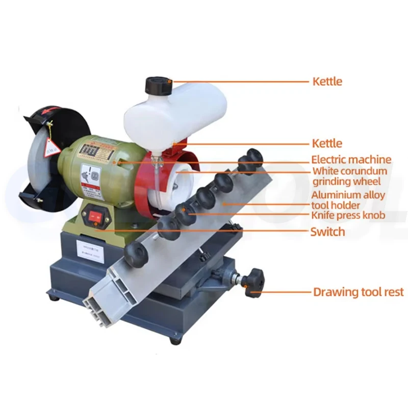 Woodworking Knife Polishing Machine Precision Grinding Machine Electric Polishing Machine Multi Functional Horizontal Polishing view 5