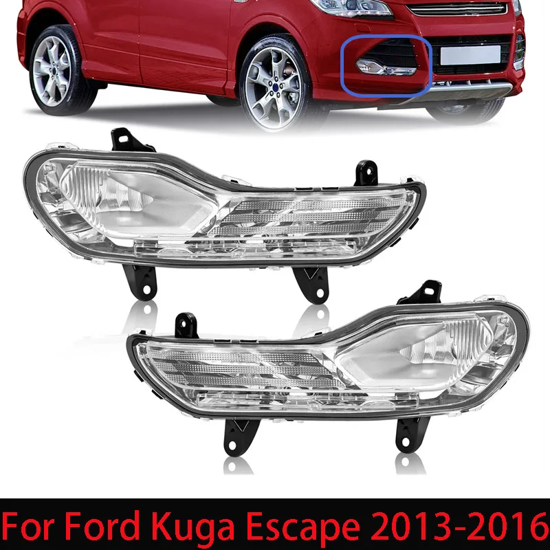 

For Ford Escape Kuga 2013 2014 2015 2016 Front Bumper Fog Lamps Halogen Bulb Daytime Running Light FO252018