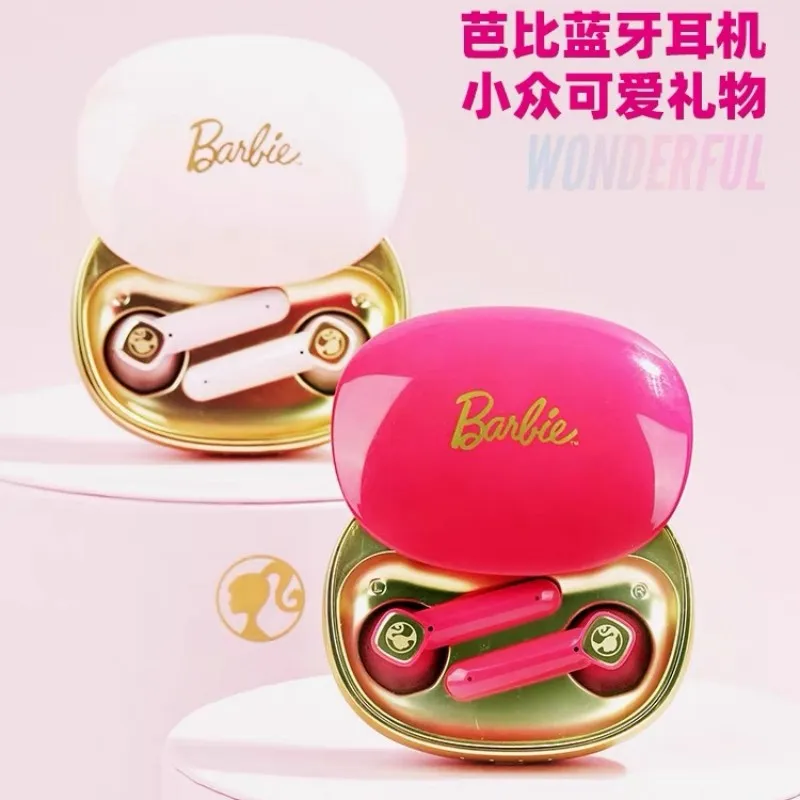 

Наушники Miniso Barbie Tws, беспроводные наушники-вкладыши с поддержкой Bluetooth 5,0, с длительным сенсорным управлением и музыкальным управлением, подарок на день рождения