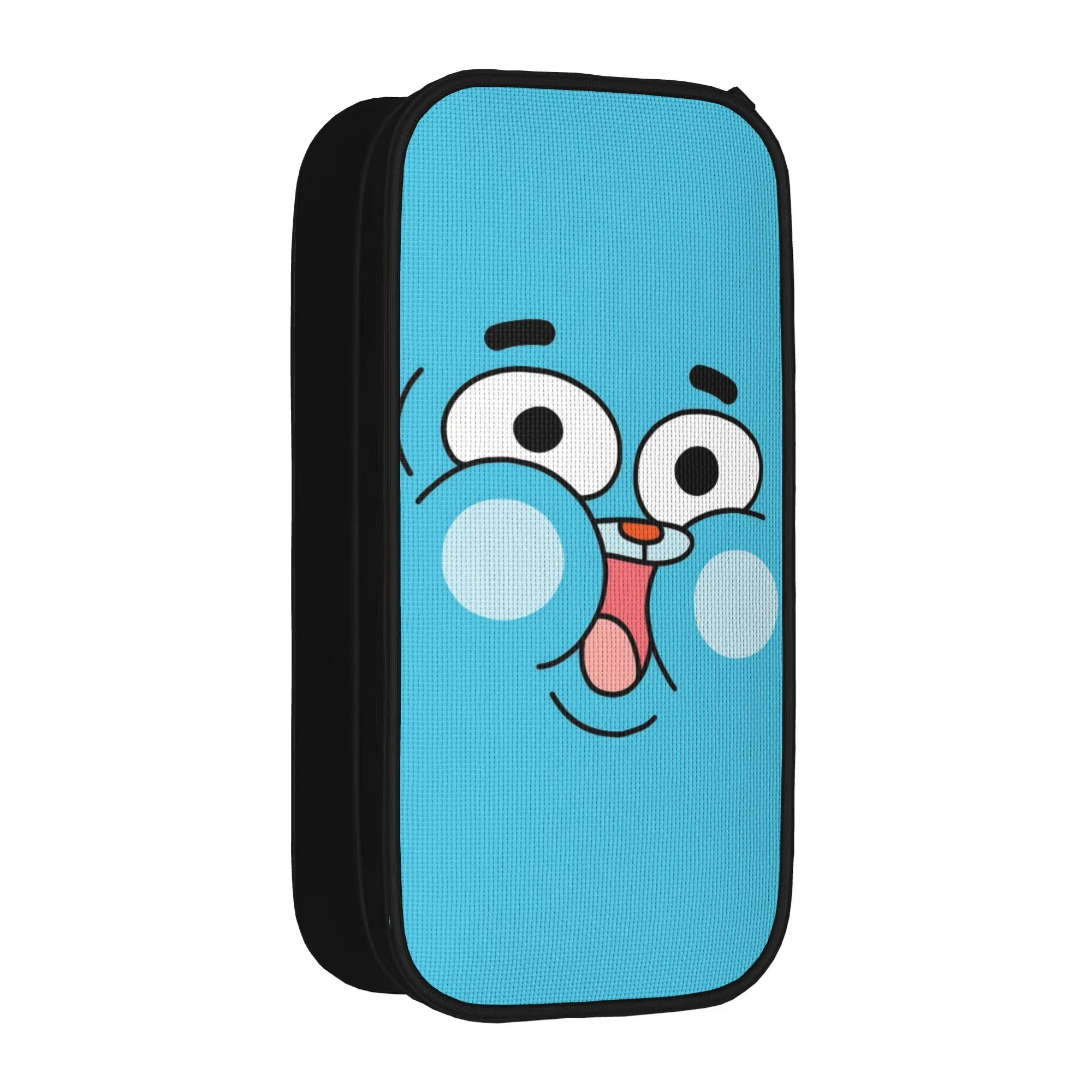 Gumballs Face Pencil Case Fashion Amazings Gumballs Bag Girl Boy Large Storage Office Gifts Pencil Pouch