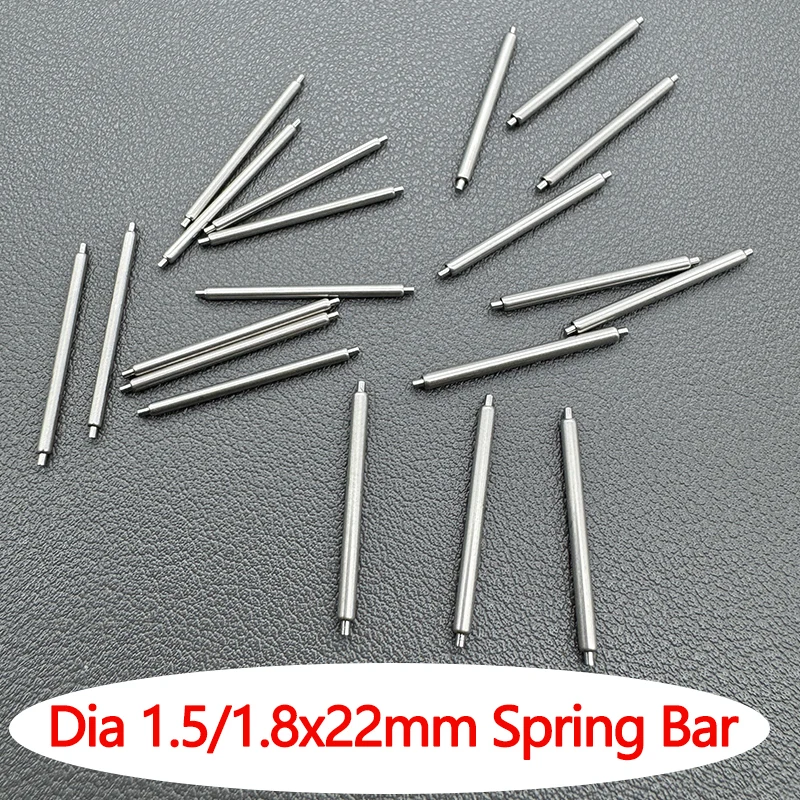 1.8mm 1.5mm Watch Band Spring Bars 16 18 19 20 21 22 24 26mm Compatible With SKX007 Tuna 6105 Watch Band Spring Bars Accessories