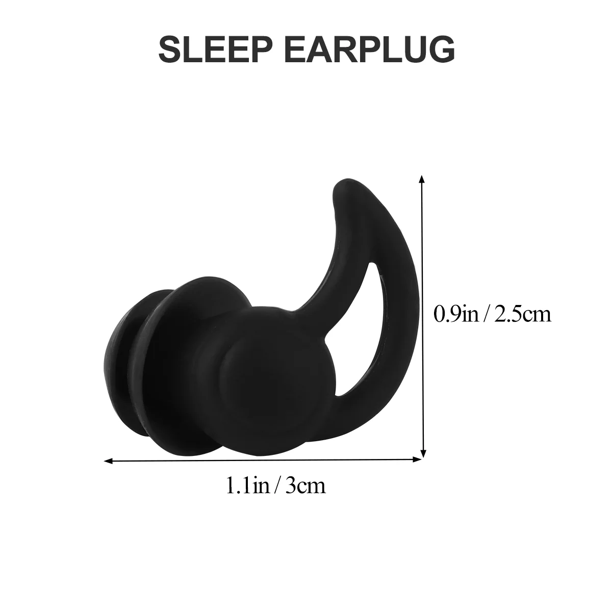 Anti-noise Mute Sound-isolating Earplugs Cancelling Snoring Airplanes Major Motorcycle Silica Gel Travel