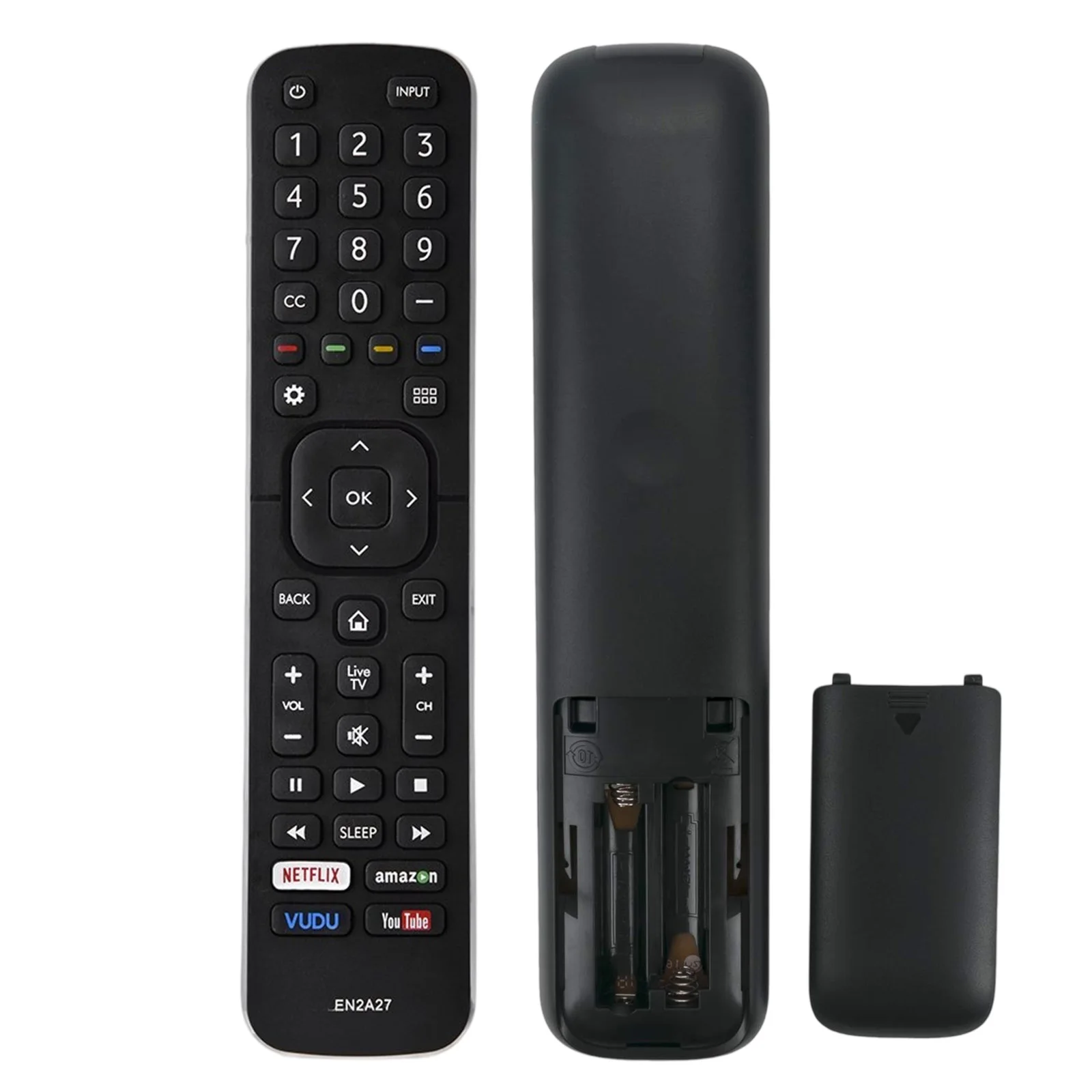 Universal Replacement Remote Control EN2A27 for All Hisense 4K UHD LED HD Smart TV, Not for Fire TV & Roku TV