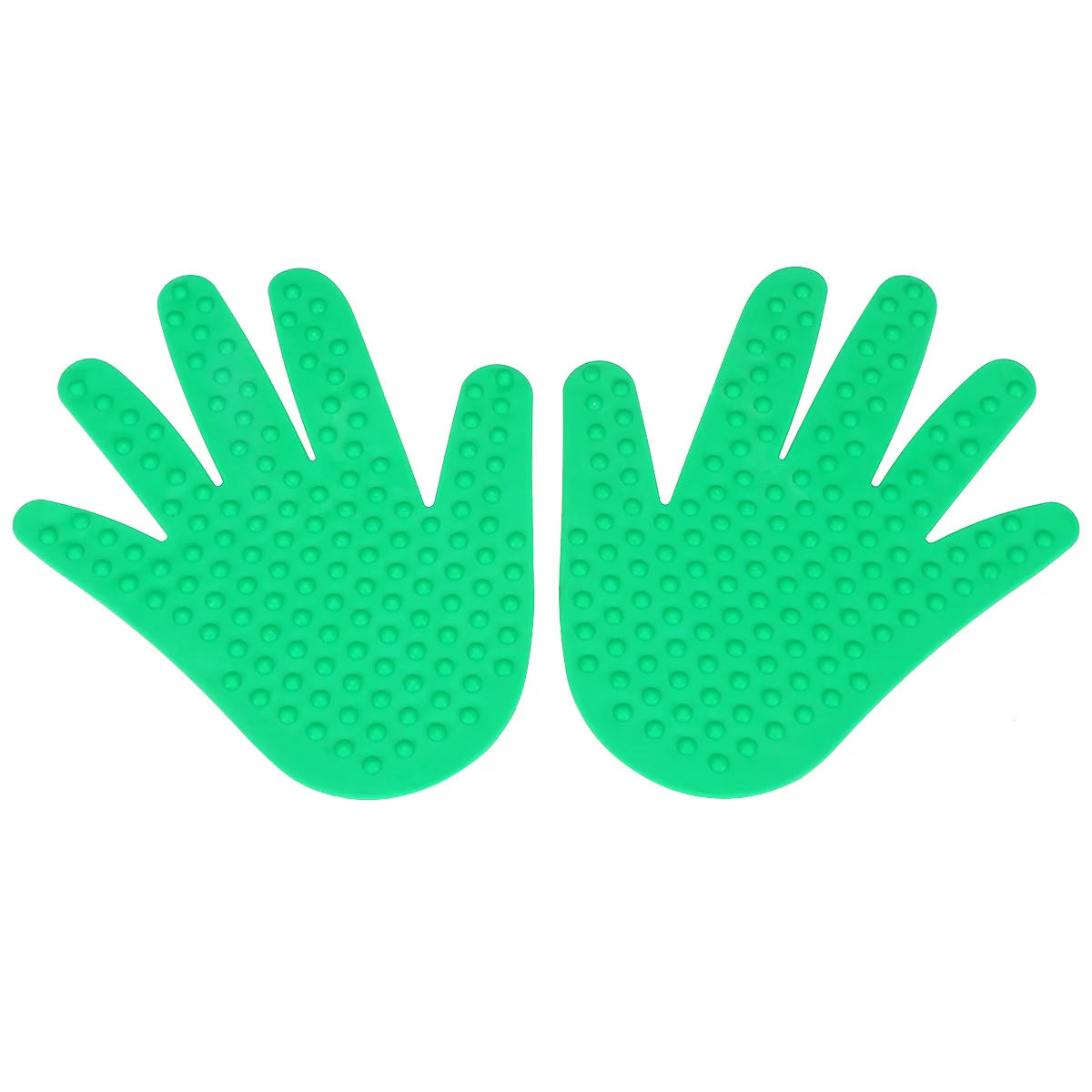 1 زوج بقع بصمة اليد الملونة تدليك نقطة ورقة التنسيق التدريب الدعامة اللوازم التعليمية للأطفال بصمة