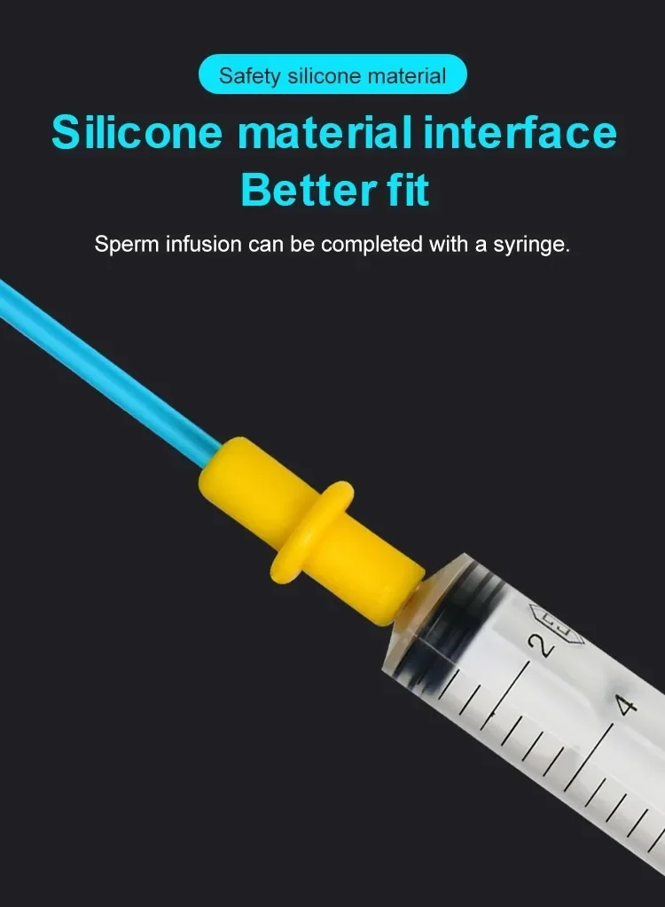 

100 шт., оптовая продажа, инъекция спермы для собак, отложения спермы, искусственное осеменение, одноразовый ваз для домашних собак, катетер для труб