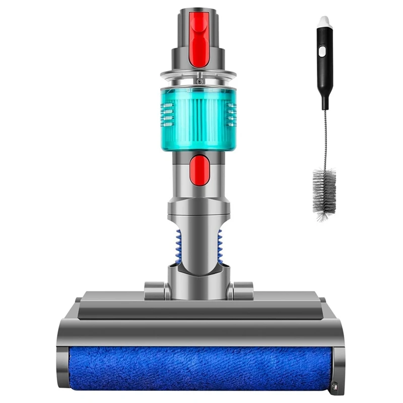 Electric Wet Dry Mopping Head For Dyson V7 V8 V10 V11 V15 Vacuum, Cleaning Roller Brush For Hard Floors And Area Rugs