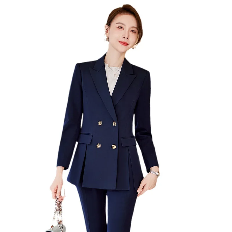 Civil Servant Interview Suit Suit Women's Business Wear Temperament Goddess Style Spring and Autumn Fashion Commuter High-End Su