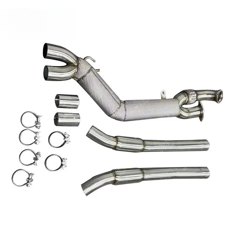 Mid Pipe for G80 G82 Delete Secondary Cats 304 Stainless Steel