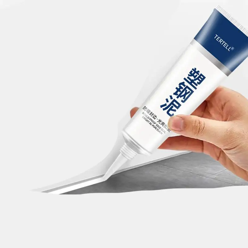 60/150ML Plastic Steel Mud Waterproof Super Strong Glue Kitchen Bathroom Mildew Proof Glue Leak Plugging Caulking Sealant Home