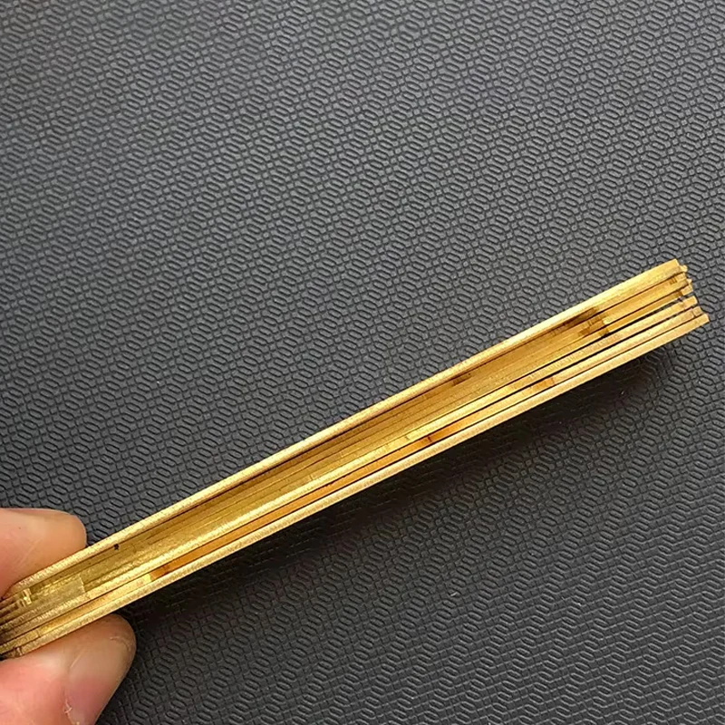 11종 나이프 오리지널 액세서리 황동 라이너 스페이서 파티션 라이닝 91MM 스위스 아미 나이프 DIY 제작 교체용 스플린트