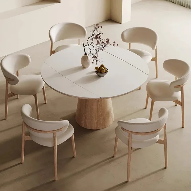 Ceramic Dining Table Sedentary Elegant Tables Restaurant Oval Designer Coffee Dinning Sets Modern Rooms Muebles Kitchen Round