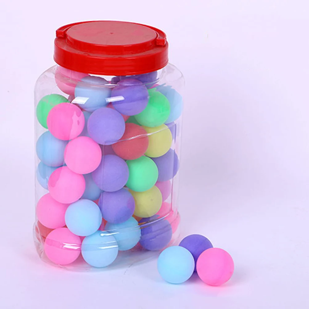 60 pezzi 40 mm ping colorato per allenamento tennis formato ufficiale rimbalzo liscio per palline da ping pong palline da ping pong 40 mm