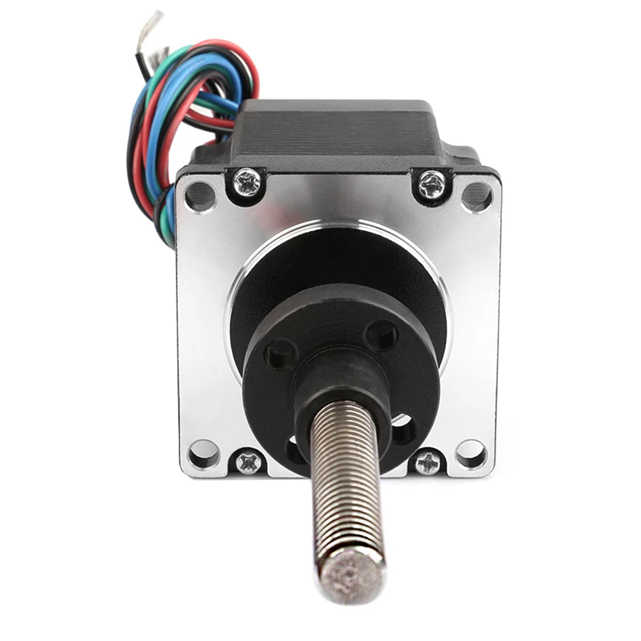 Siheng Nema23 57mm Hybrid Lead Screw Stepper Motor With Copper Nut Lead 8Mm Screw Linear Actuators