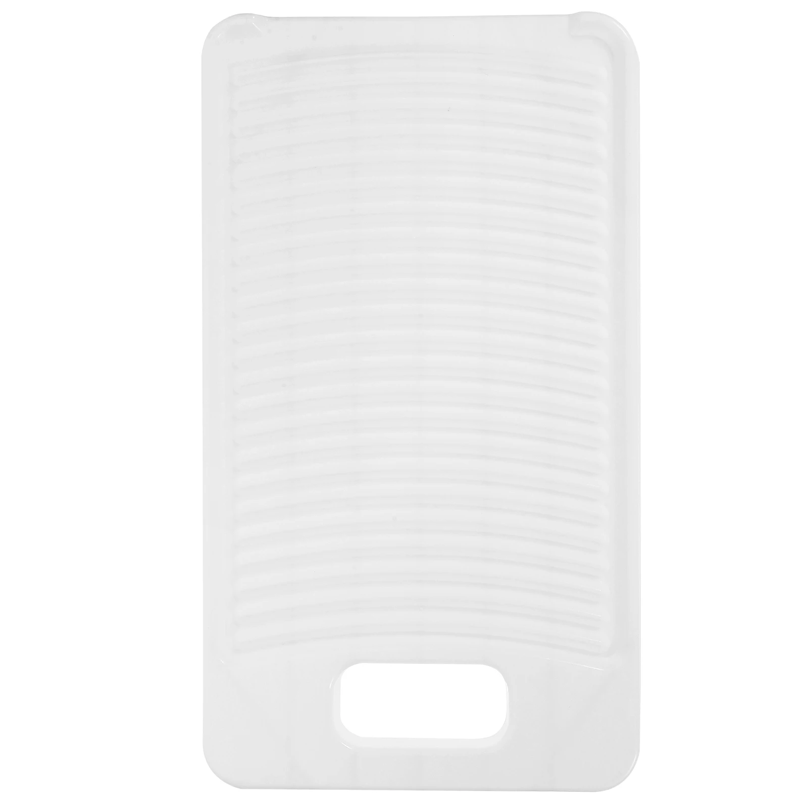 

Non slip Washboard for Hand Washing Clothes Portable Small Travel Scrub Board Hanging Laundry Cleaning Tool White Color Durable