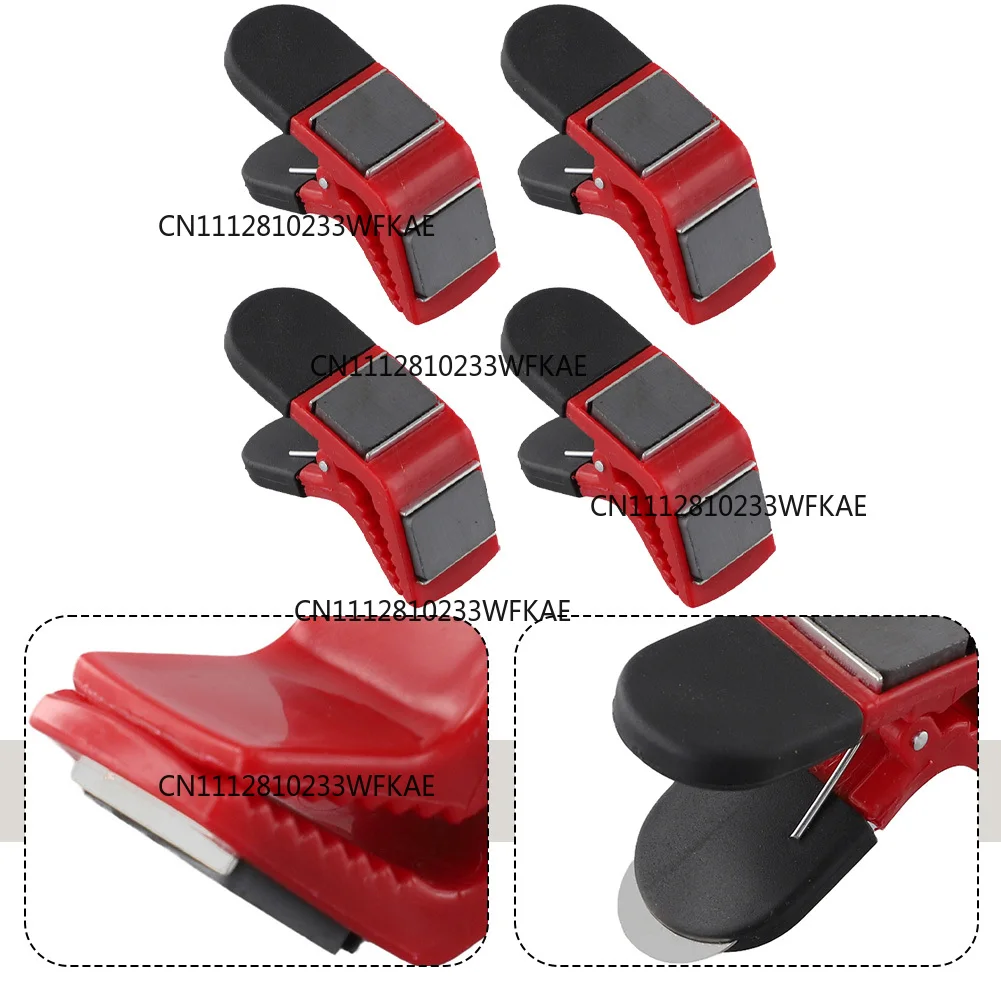 4PCS Magnetic Paint Brush Holder Clips Portable Multipurpose Tin Opener DIY Tool For Home Improvement Workshop Environments
