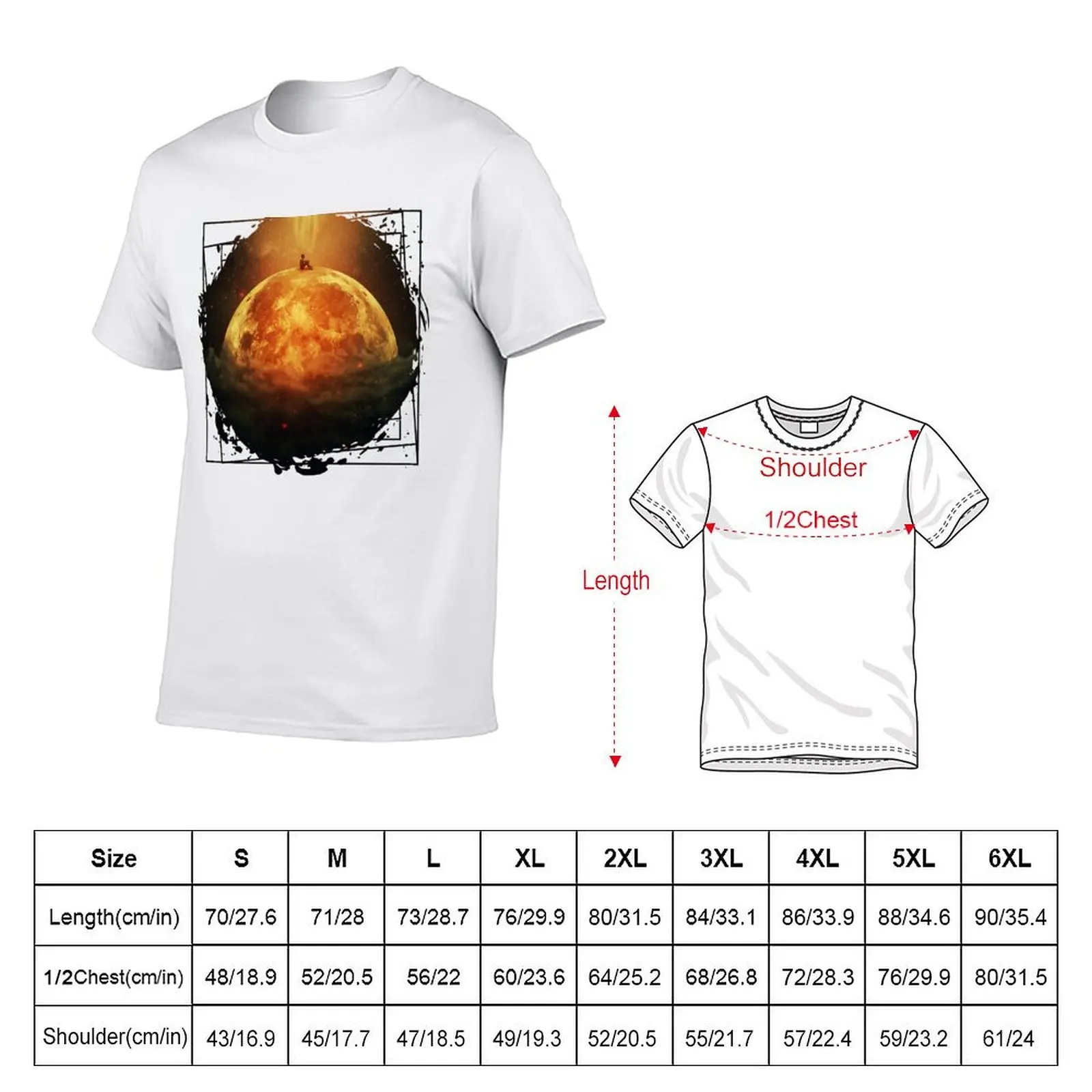 Solitary on my own satellite T-Shirt graphic t shirt vintage summer clothes Blouse cheap stuff Short sleeve tee men