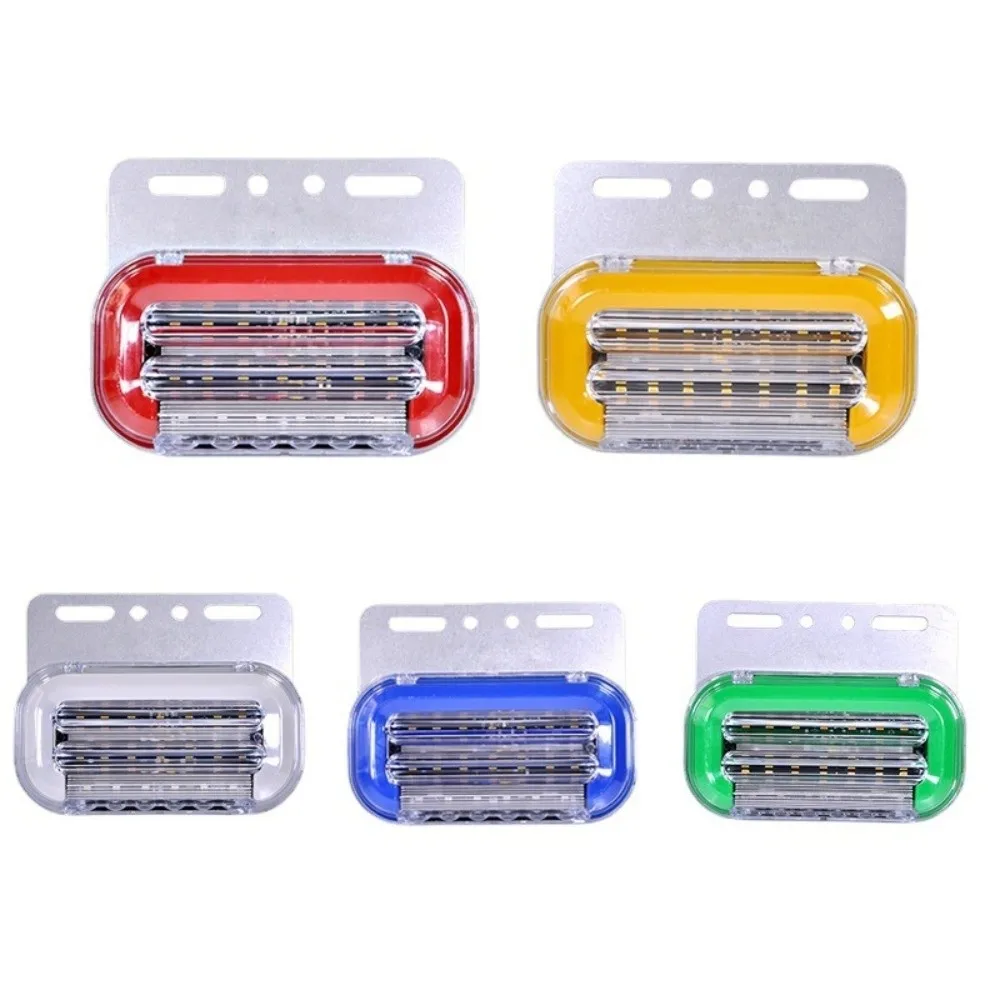 

New 12V/24V Truck LED Side Light Waterproof Multicolor Clearance Light Anti-Collision Light Guide Truck Turn Signal Light