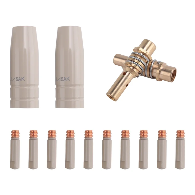 WCS-56Pcs 15AK Coating Protection Nozzle Non-Stick Welding Slag European Airless Gas Protection Machine Protective Sleeve