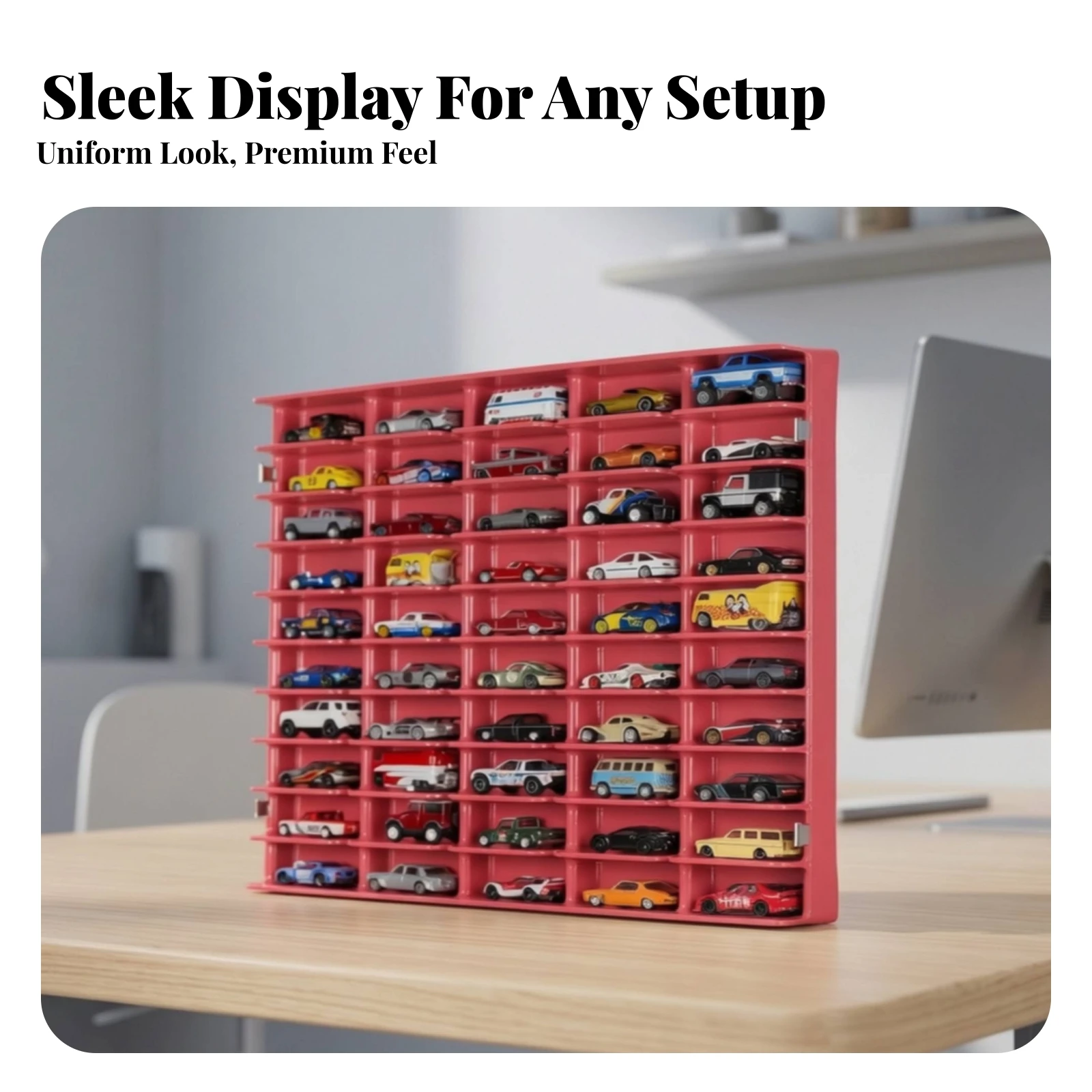Car Model Display Rack Sturdy Diecast Car Display Shelf Wall Mount Organizer Rack Organized Easy to Clean for Collectors