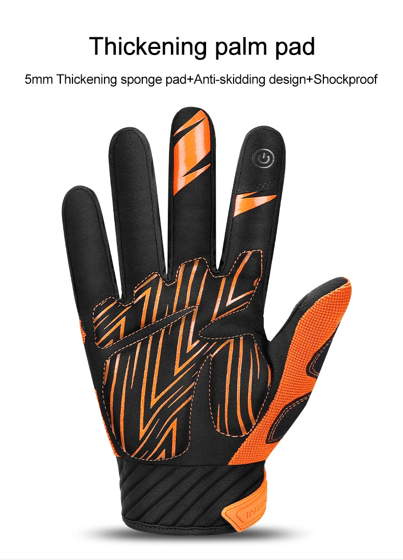INBIKE Herren Fahrradhandschuhe Touchscreen MTB Radfahren Fahrrad Reithandschuhe für Männer Fahrrad Sport Gloevs Motorrad MTB Zubehör – Detail 6