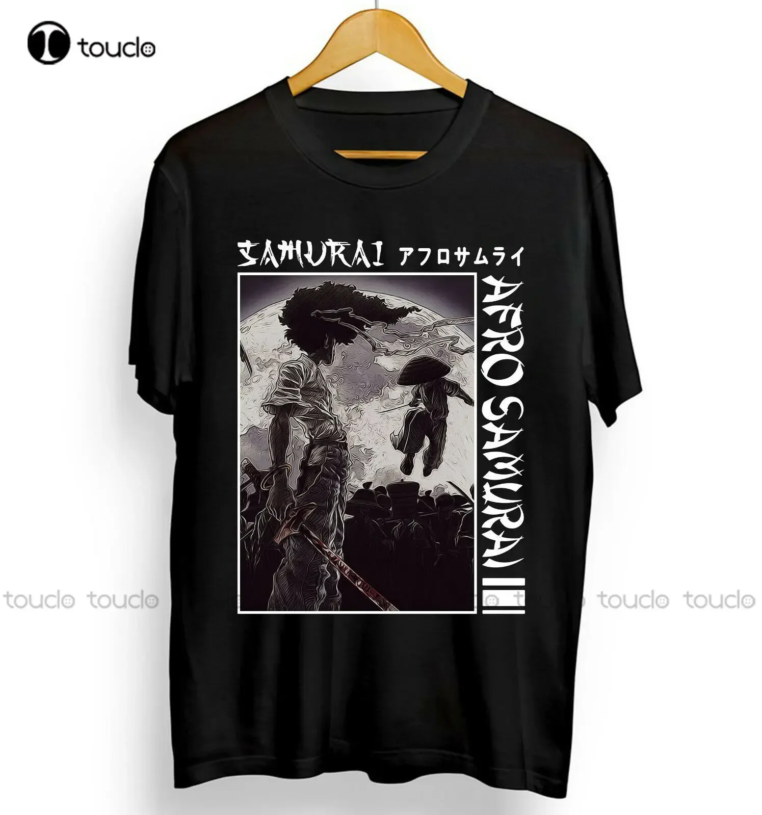 Afro Samurai bajo el sol japonés mejor Manga Otaku Sword Warrior camiseta Unisex regalo de Navidad ropa de calle Xs-5Xl camiseta