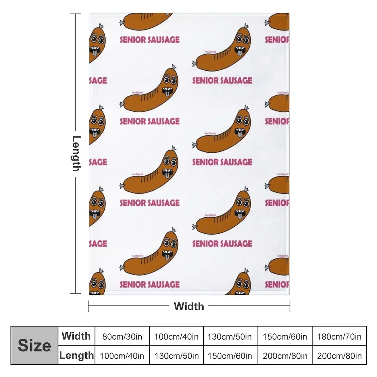 Senior Sausage Throw Blanket decorative Hairys christmas decoration anime Blankets