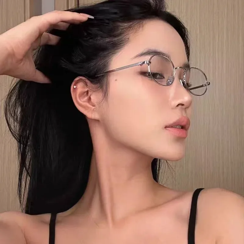 Fashion Anti Blue Light Blocking Glasses for Women Men, Clear Lens Eyeglasses, Anti-Radiation Eye Strain Relief Computer Glasses