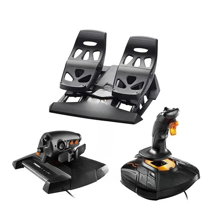 Flight rocker + throttle valve set, simulated flight DCS peripherals, support PC platform