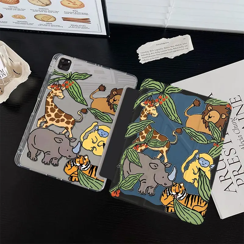 Anti-Bending 3+Y Fold Case For Xiaomi Pad 5/6/7 11 inch Redmi Pad SE 11 inch Redmi Pro2 2025 12.1 Redmi Pad Pro 12.1
