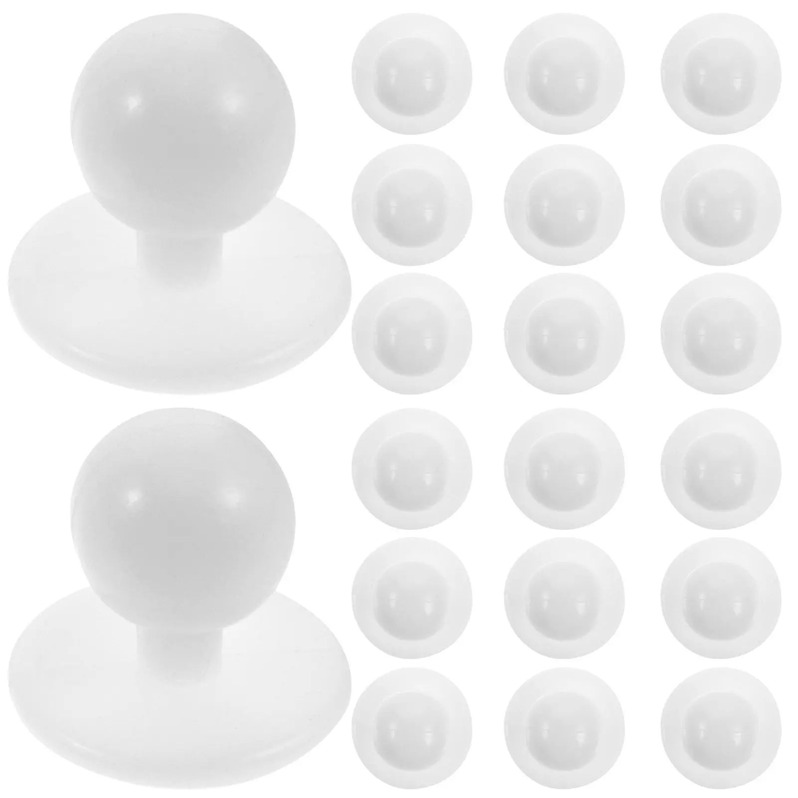 100 Botones de Plástico para Chaquetas, Broches de Metal Vintage para Chaquetas, Abrigos, Chaquetas de Chef