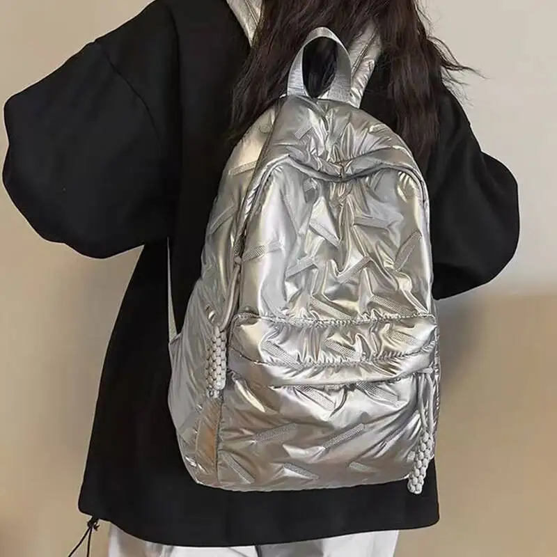 New Large Capacity Women Backpacks Waterproof Nylon Fashion Travel Bag Teenagers' Schoolbag School Backpack For College Students
