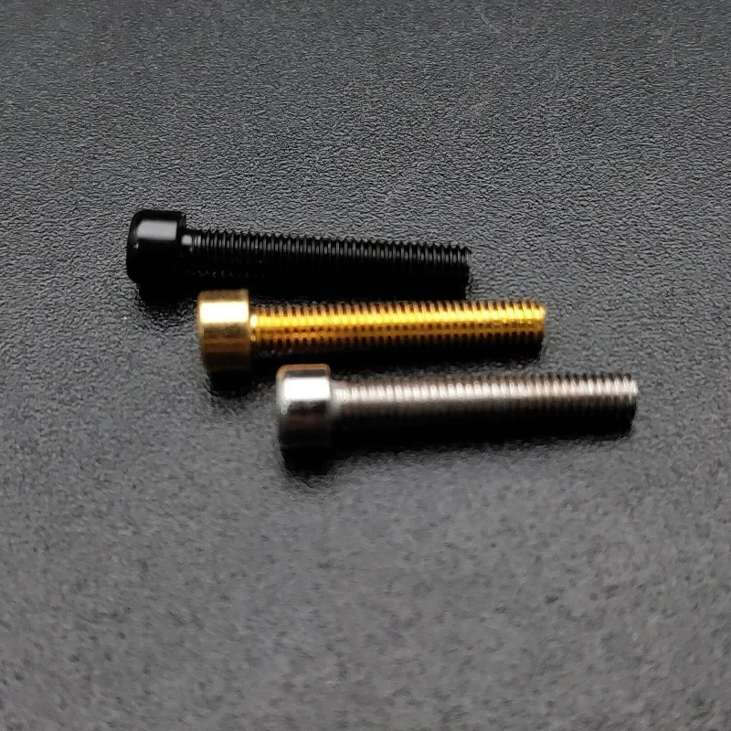 100pcs Electric Guitar Humbucker Pickup Polepiece Hexagon Magnet Screws Rods 18mm Length 3mm Diameter Black/Gold/Chrome/Nickel