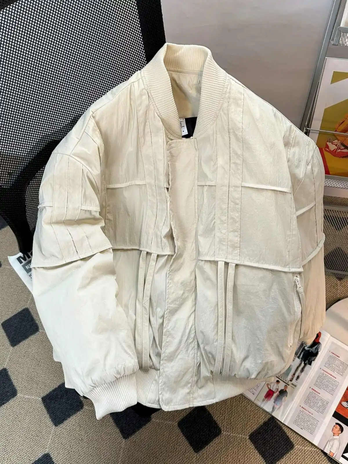 

Women's workwear, bread and cotton jacket, winter thick functional baseball jacket, American loose cotton jacket, jacket, 2025