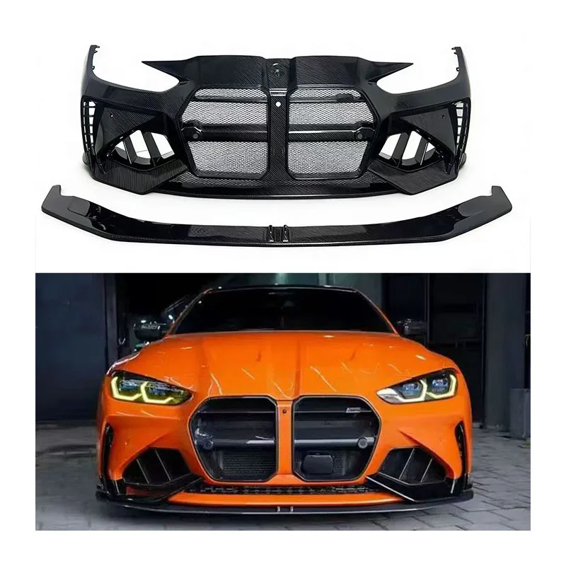 

Dry Carbon Fiber Front Lip Spoiler Body Kit For G80 G82 Bolt On Front Bumper Accessories With 1 Year Warranty