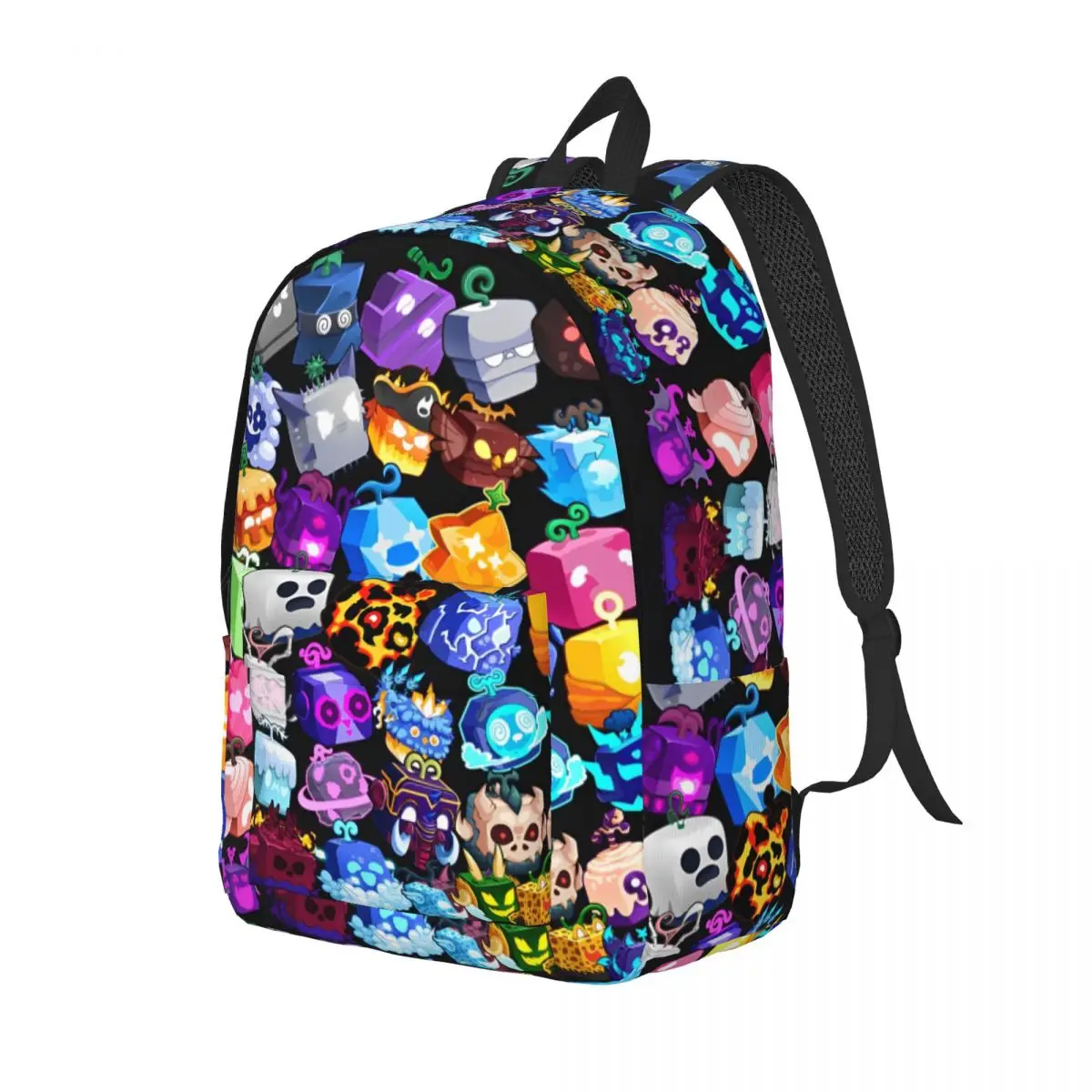 B-Blox Game Fruits Backpack Men Women Casual Student Travel Daypack Mythical Cartoon Anime Laptop Computer Canvas Bags Sports