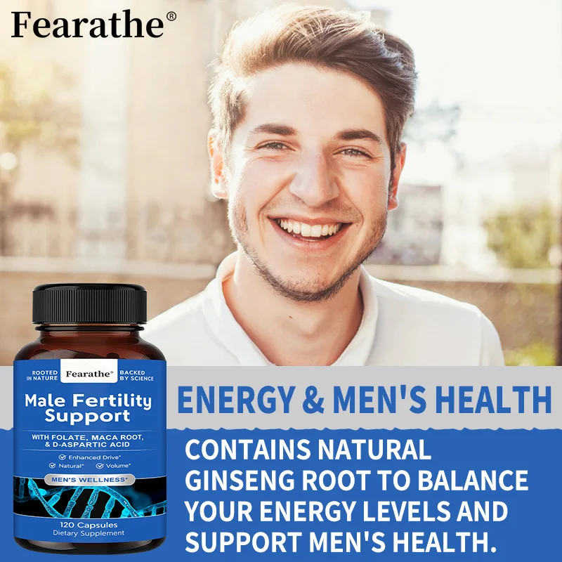 Preconception Male Fertility Supplement - Helps Boost Energy Levels, Strength, Vitamins and Minerals