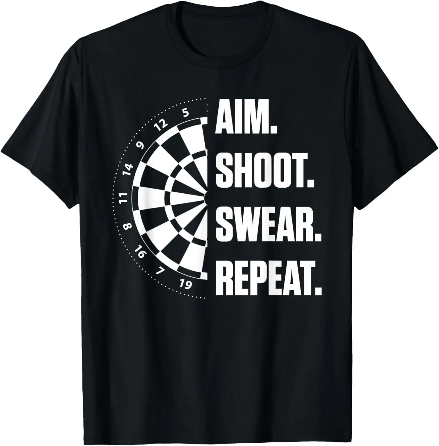 Darts Problems Dartboard Fun Hobby Dart Player T-Shirt Mens Clothing Tops Casual Graphic T Shirts Vintage Clothes Camiseta
