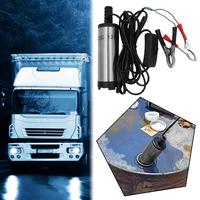 Electric Fuel Transfer Pump Water Oil Transfer Refueling Submersible Pump For Diesel Water Pump 12V 38mm For Car Motorbike O2L7