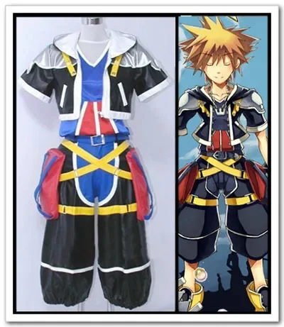 Anime Kingdom Hearts Cosplay - Kingdom Hearts 2 Sora cosplay costume 11