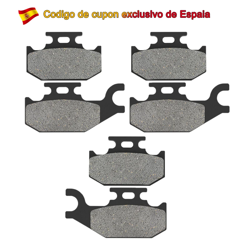 Motorcycle Front and Rear Brake Pads For BOMBARDIER BRP Outlander 330 400 500 650 800 Max Quest DS STD XT HO 4x4 2x4