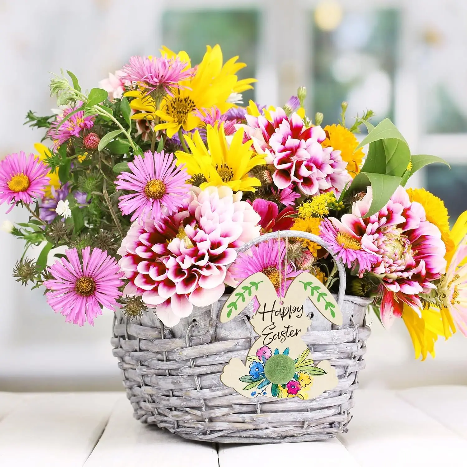 

3 шт. большие деревянные силуэты кроликов, пасхальные пустые деревянные украшения в виде кролика, деревянные подарочные этикетки, струны, идеальные праздники