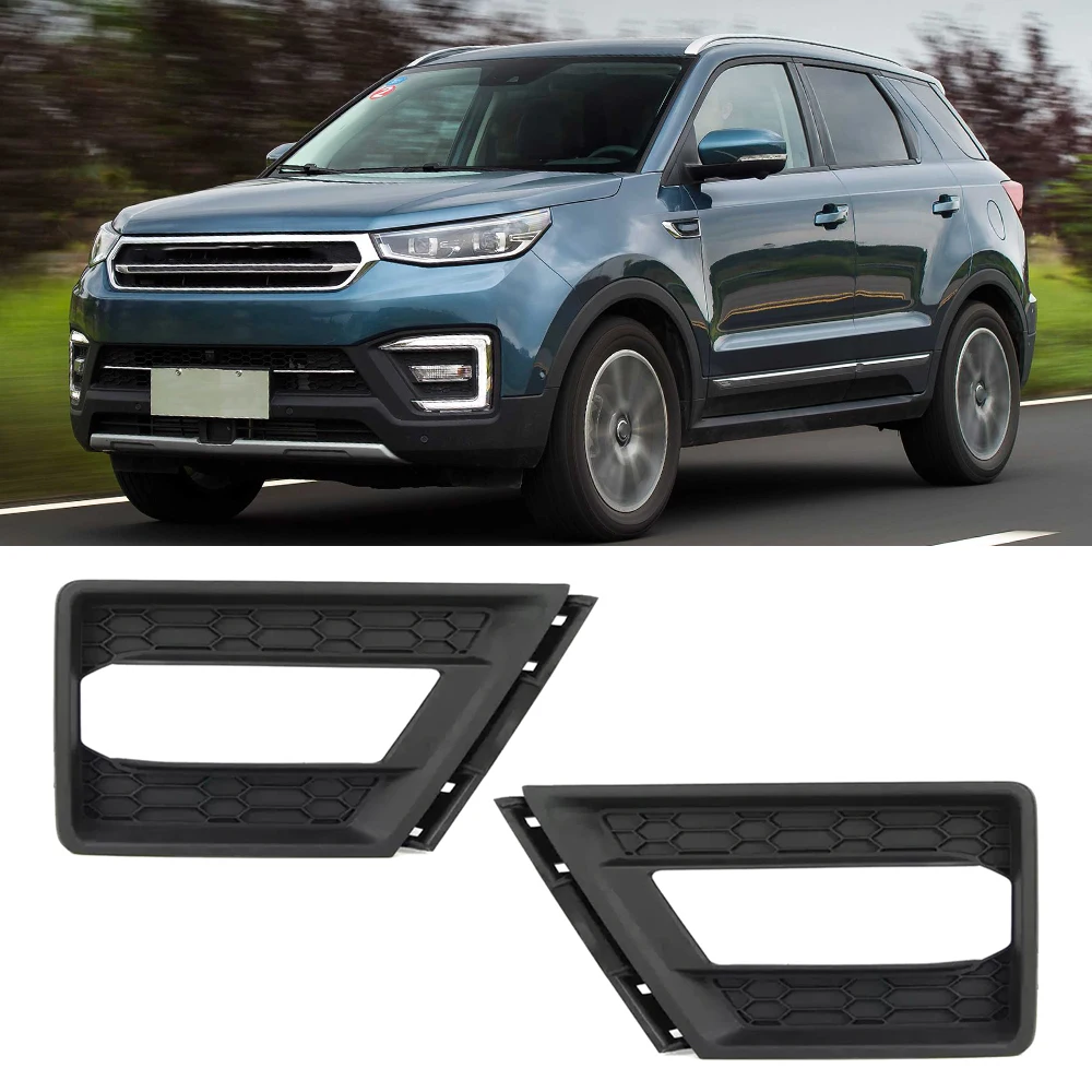 Car ABS Front Bumper Fog Lamp Frame Trim Cover Fog Lampshade Car Accessory For Changan CS55 2018 2019
