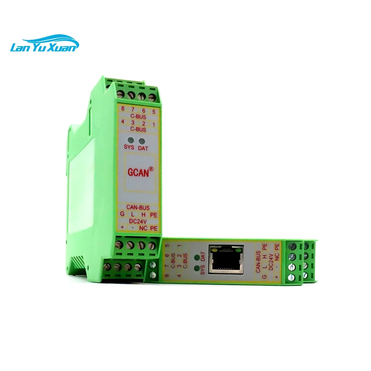 GCAN-205 Can To Modbus TCP Slave Converter Canbus Date Reader Gateway Conversion Module Support J1939 Protocal