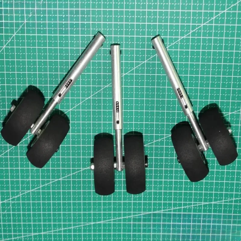 115mm D3/D4 Two Wheels Lightweight Aluminum alloy Anti-Vibration Landing Gears for Retractable LG RC Airplane DIY Models Part