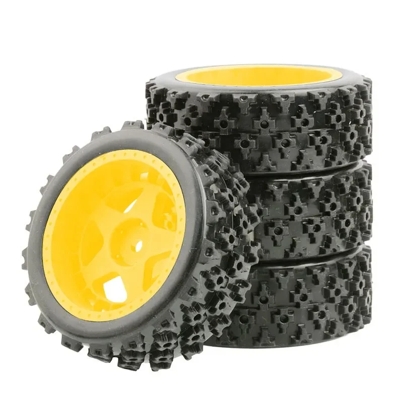 RC Model car 1/10 flat running road racing tire TT01 strong grip and wear-resistant 70MM nylon hub