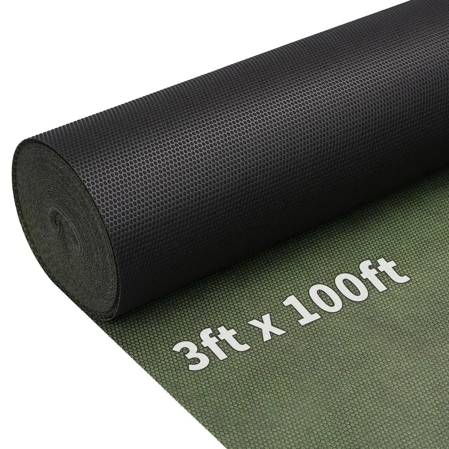 

Ткань для защиты от сорняков и ландшафтная ткань, нетканое покрытие для почвы плотностью 5,8 унций, легко устанавливаемый мат для борьбы с сорняками для сада, двора, фермы