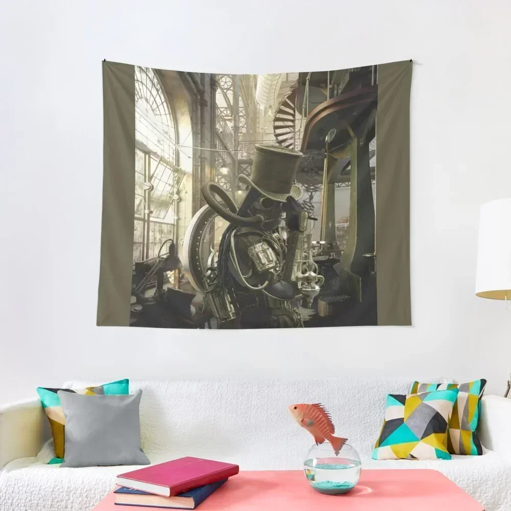 My Secret Steampunk Laboratory Tapestry Aesthetic Room Decor Wall Decor Art Mural Tapestry