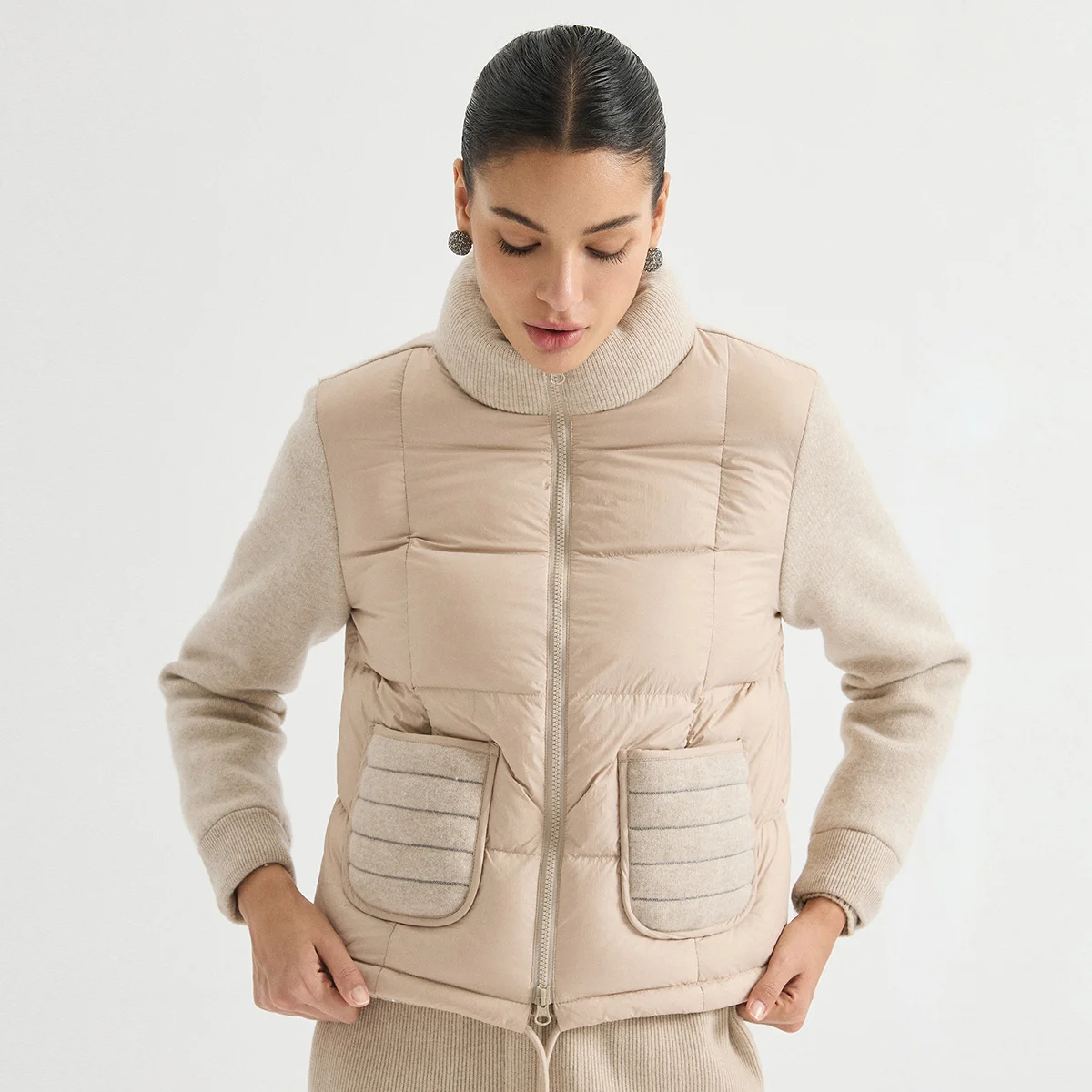 BD3621736 Jaket Bulu Angsa Raj - Wool Coat Peacoat ulasan dan harga