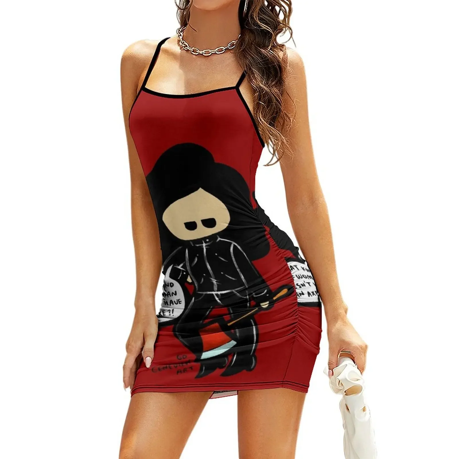 

Rosa Diaz What Kind of Woman Doesn't Have An Axe Sling Dress fairy dress Clothing female women evening dress